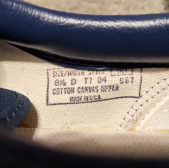 Trader bay navy blue canvas shoes - Picture 6 of 7